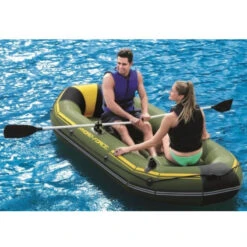 BATEAU GONFLABLE BESTWAY HYDRO FORCE + 2 RAMES + GONFLEUR -Club Aviron Magasin bateau gonflable bestway hydro force 2 rames gonfleur 3