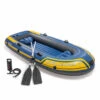 BATEAU GONFLABLE INTEX CHALLENGER 3 + 2 RAMES + GONFLEUR -Club Aviron Magasin bateau gonflable intex challenger 3 2 rames gonfleur