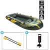BATEAU GONFLABLE INTEX SEAHAWK 3 + 2 AVIRONS + GONFLEUR -Club Aviron Magasin bateau gonflable intex seahawk 3 2 avirons gonfleur