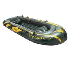 BATEAU GONFLABLE INTEX SEAHAWK 3 + 2 AVIRONS + GONFLEUR -Club Aviron Magasin bateau gonflable intex seahawk 3 2 avirons gonfleur 2