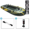 BATEAU GONFLABLE INTEX SEAHAWK 4 + 2 RAMES + GONFLEUR -Club Aviron Magasin bateau gonflable intex seahawk 4 2 rames gonfleur