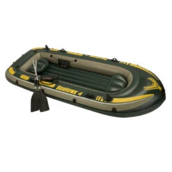 BATEAU GONFLABLE INTEX SEAHAWK 4 + 2 RAMES + GONFLEUR -Club Aviron Magasin bateau gonflable intex seahawk 4 2 rames gonfleur 4