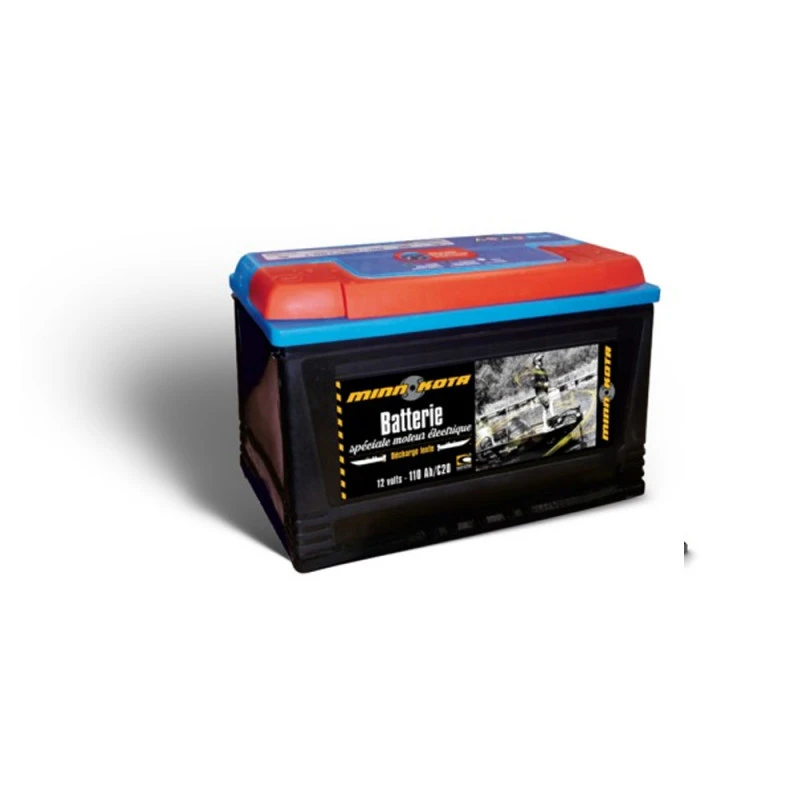 BATTERIE ETANCHE MINN KOTA DECHARGE LENTE 12V 110AH 3 BATTERIE ETANCHE MINN KOTA DECHARGE LENTE 12V 110AH